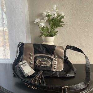 COOGI Black and Brown Shoulder Bag